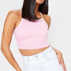 Pink Crop Top